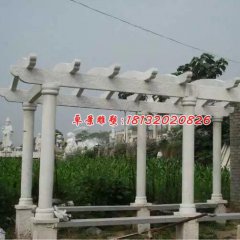 長(zhǎng)廊石雕，公園走廊雕塑