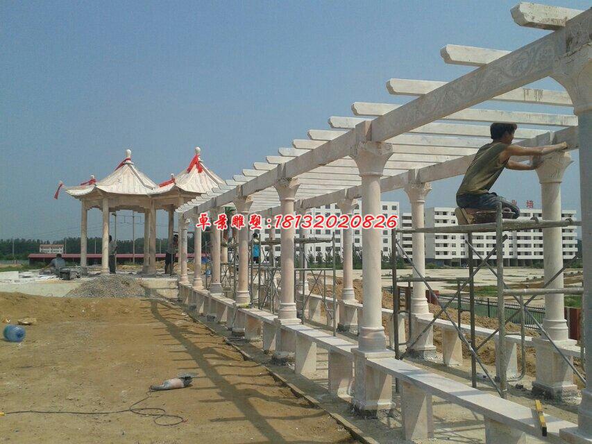 大理石長廊，公園走廊石雕 (1)