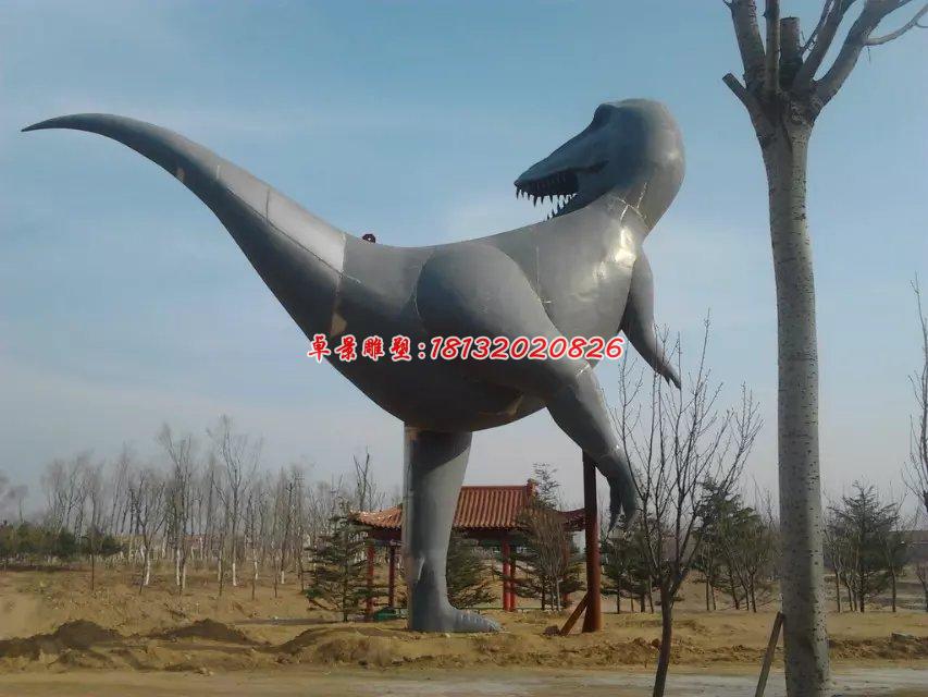 玻璃鋼恐龍雕塑，公園動(dòng)物雕塑 (2)