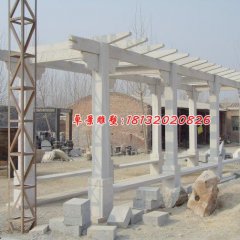 石雕長廊，漢白玉走廊雕塑