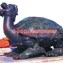 龍龜銅雕，廣場(chǎng)神獸銅雕