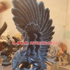 老鷹石雕，大展宏圖石雕