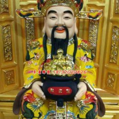 玻璃鋼財神雕塑，玻璃鋼神仙雕塑