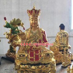玻璃鋼地藏王雕塑，玻璃鋼佛像雕塑