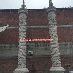 龍柱石雕，華表石雕，廣場柱子雕塑