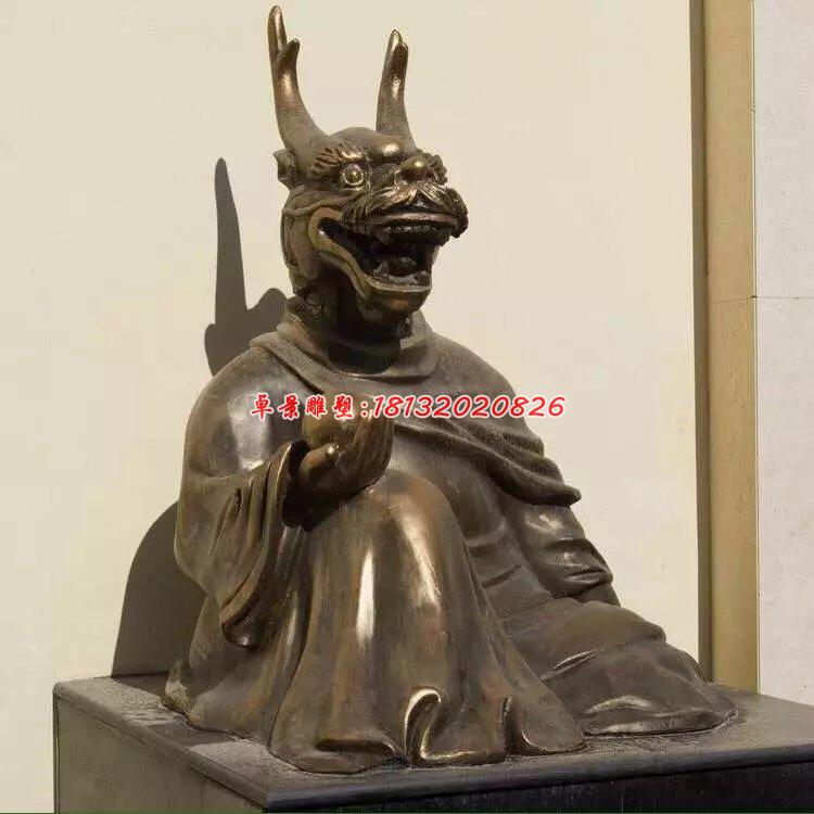 銅雕十二生肖，公園生肖銅雕 (3)