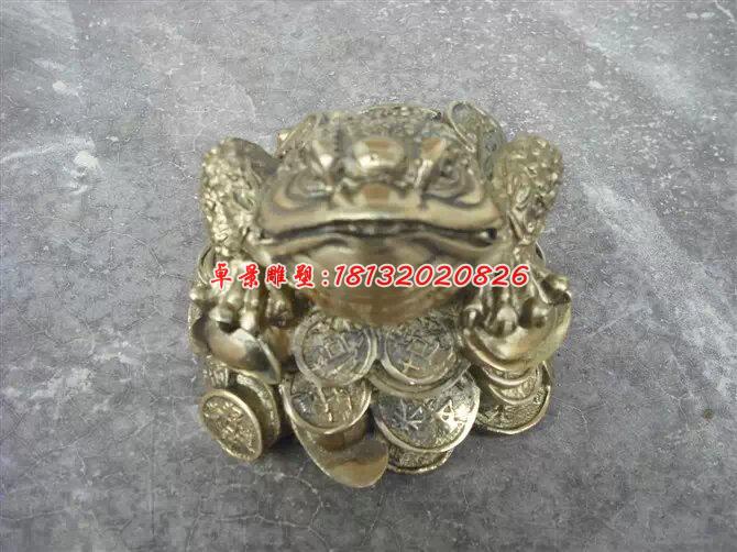 金蟾銅雕，招財(cái)金蟾銅雕 (2)