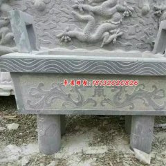 石雕鼎，四腳鼎，香爐石雕