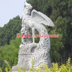 鳳凰石雕，古代神獸石雕