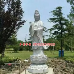 大理石觀音雕塑，觀音菩薩石雕