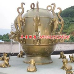 地動儀銅雕，寺廟景觀銅雕