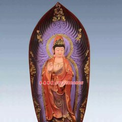 彩繪佛像雕塑，銅雕東方三圣