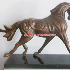 銅雕馬，公園銅馬動(dòng)物雕塑
