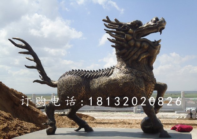 麒麟銅雕,廣場(chǎng)麒麟銅雕