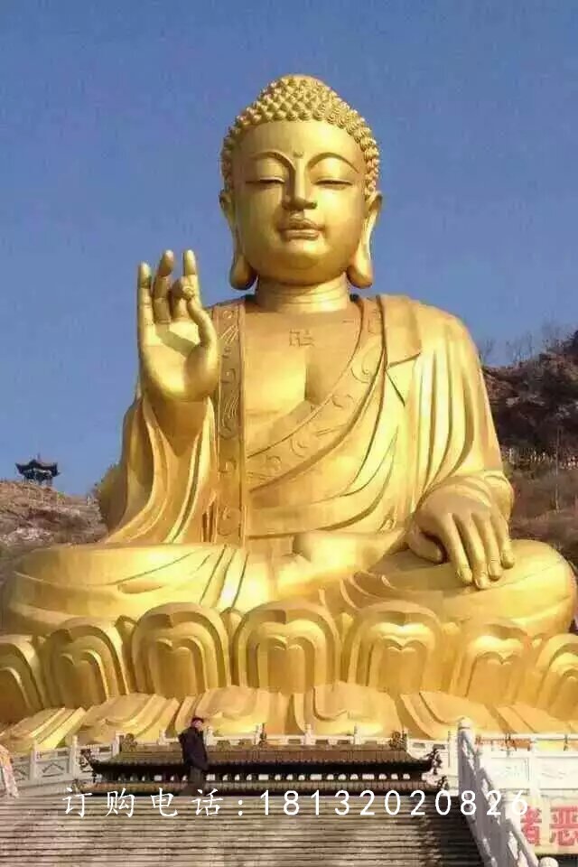 銅雕如來佛祖，大自然景觀雕塑