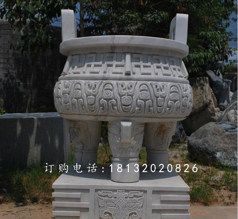 石頭香爐，青石香爐雕塑