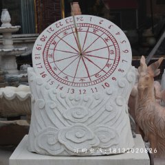 石頭日晷雕塑，石雕日晷，學(xué)校日晷雕塑