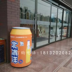 玻璃鋼易拉罐，仿真玻璃鋼雕塑