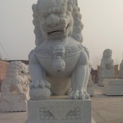 北京獅石雕，大型北京獅石雕