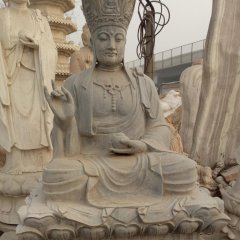 青石地藏王，地藏菩薩雕塑