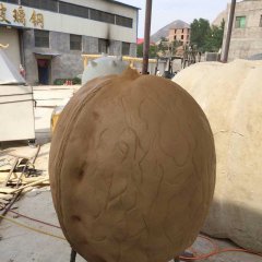 核桃雕塑，仿真玻璃鋼雕塑