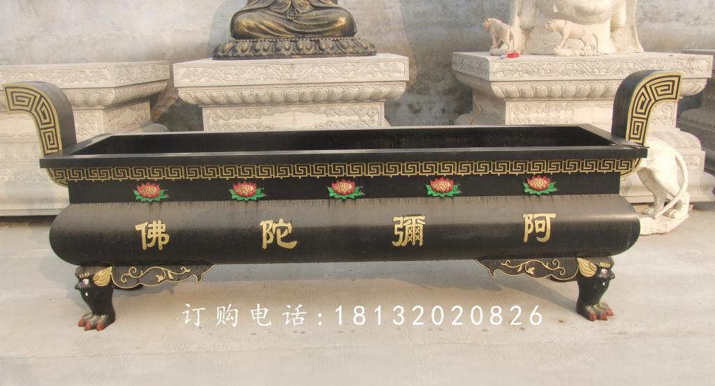 寺廟銅香爐，方形銅香爐1