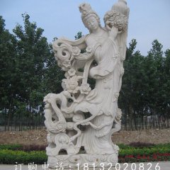 天女散花石雕，廣場(chǎng)景觀石雕