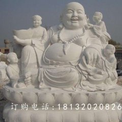 石雕彌勒佛，坐式彌勒佛像