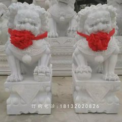 北京獅，漢白玉獅子雕塑
