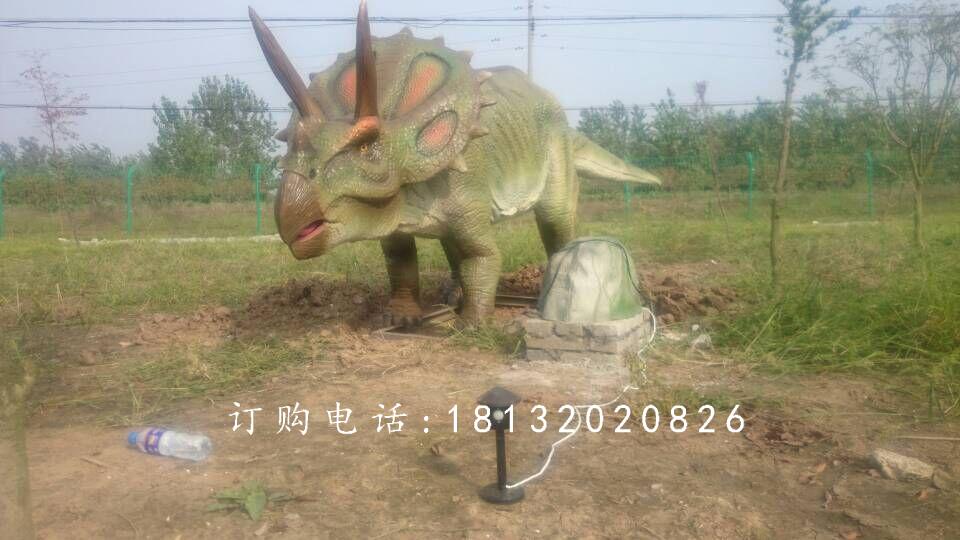 玻璃鋼恐龍雕塑，仿真恐龍雕塑 (4)