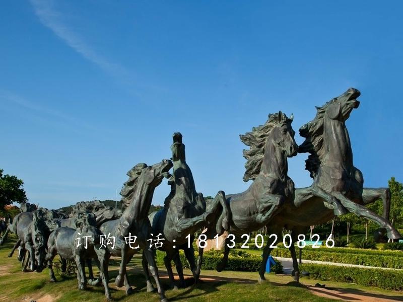 駿馬銅雕，廣場(chǎng)銅雕馬