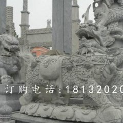 麒麟石雕，青石神獸石雕