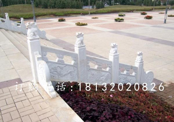 欄板石雕，漢白玉欄板欄桿