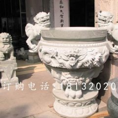 石雕香爐，仿古三足香爐石雕