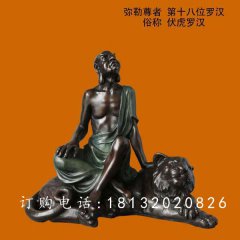 銅雕十八羅漢，寺廟銅佛像