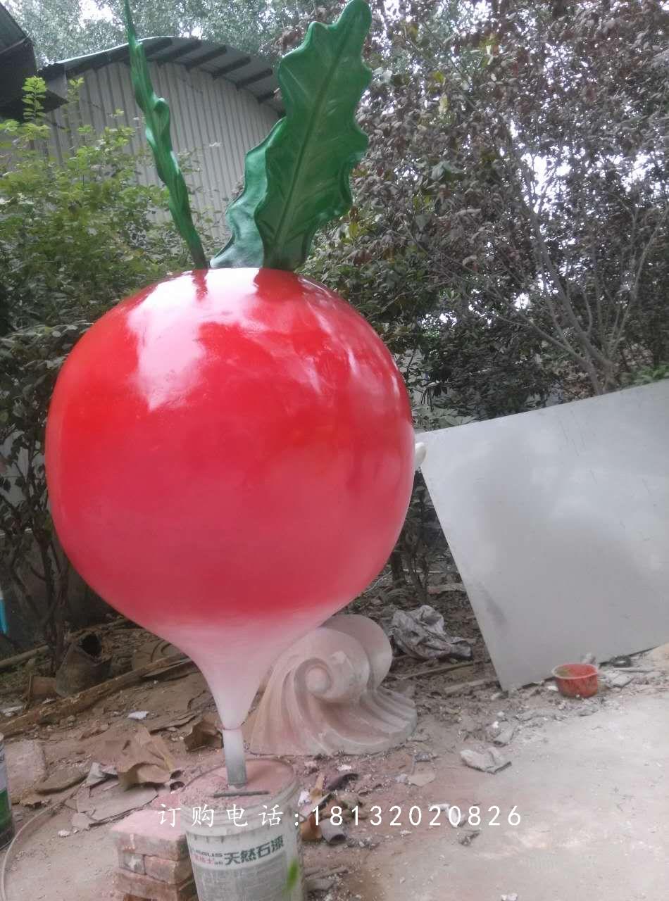 蔓菁雕塑，玻璃鋼蔬菜雕塑