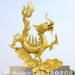 不銹鋼龍騰虎躍雕塑，廣場(chǎng)不銹鋼雕塑