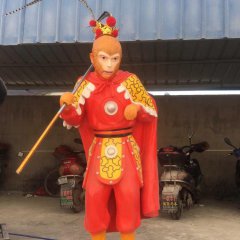 玻璃鋼西游記人物雕塑，孫悟空雕塑