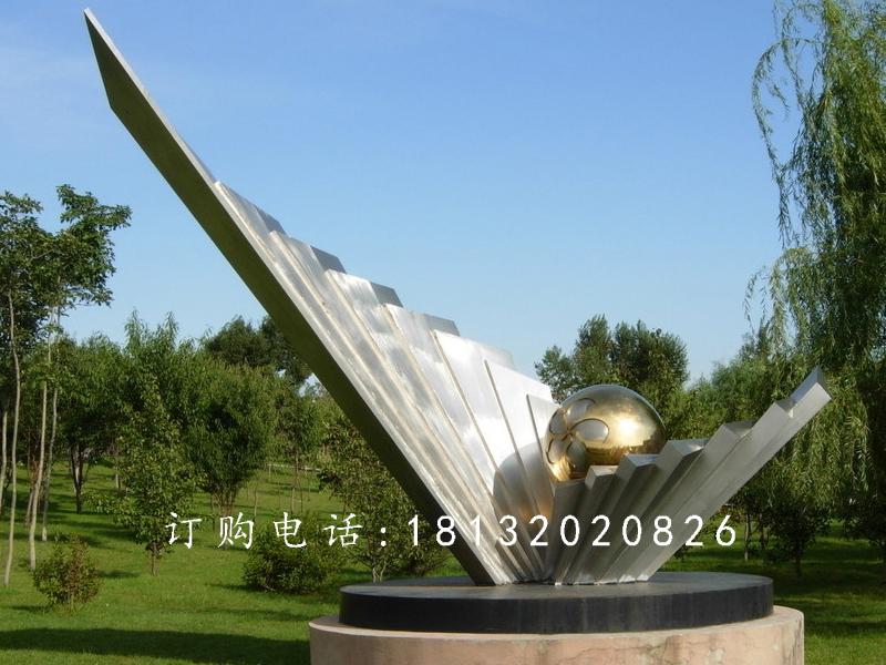 不銹鋼明珠雕塑，公園不銹鋼雕塑