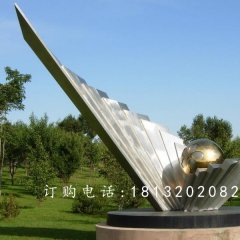 不銹鋼明珠雕塑，公園不銹鋼雕塑