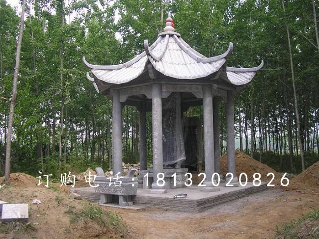 碑亭石雕，陵園涼亭石雕