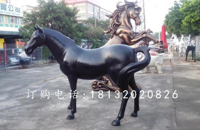 玻璃鋼馬雕塑，玻璃鋼動物雕塑