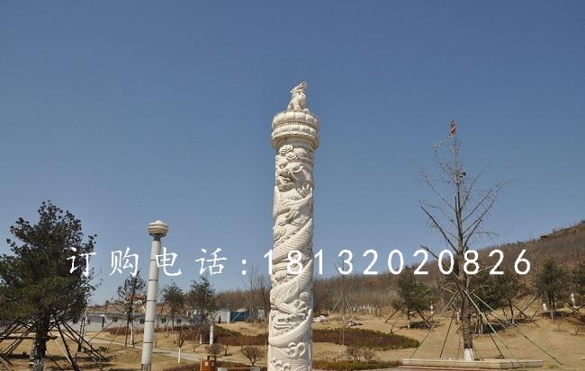 漢白玉龍柱石雕，廣場華表石雕