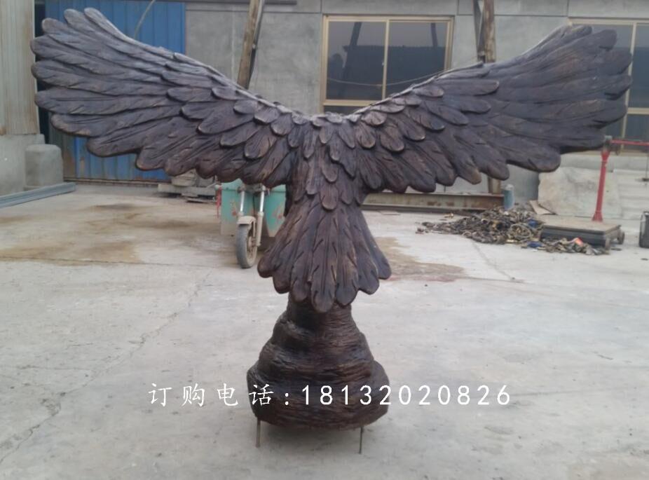 雄鷹展翅銅雕，廣場銅雕鷹 (3)