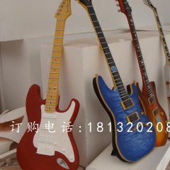 玻璃鋼吉他雕塑，玻璃鋼仿真樂器