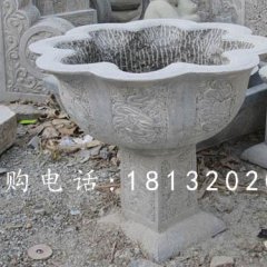 大理石花盆雕塑，花崗巖花盆