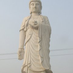 立式如來(lái)石雕，石雕佛像