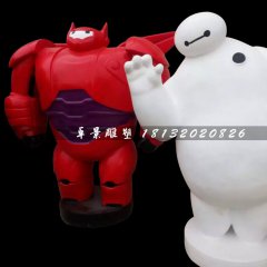 玻璃鋼大白，玻璃鋼電影角色雕塑