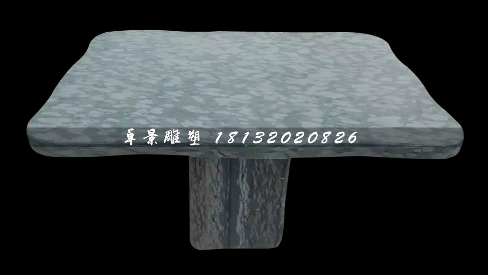 石雕方桌，大理石方桌雕塑