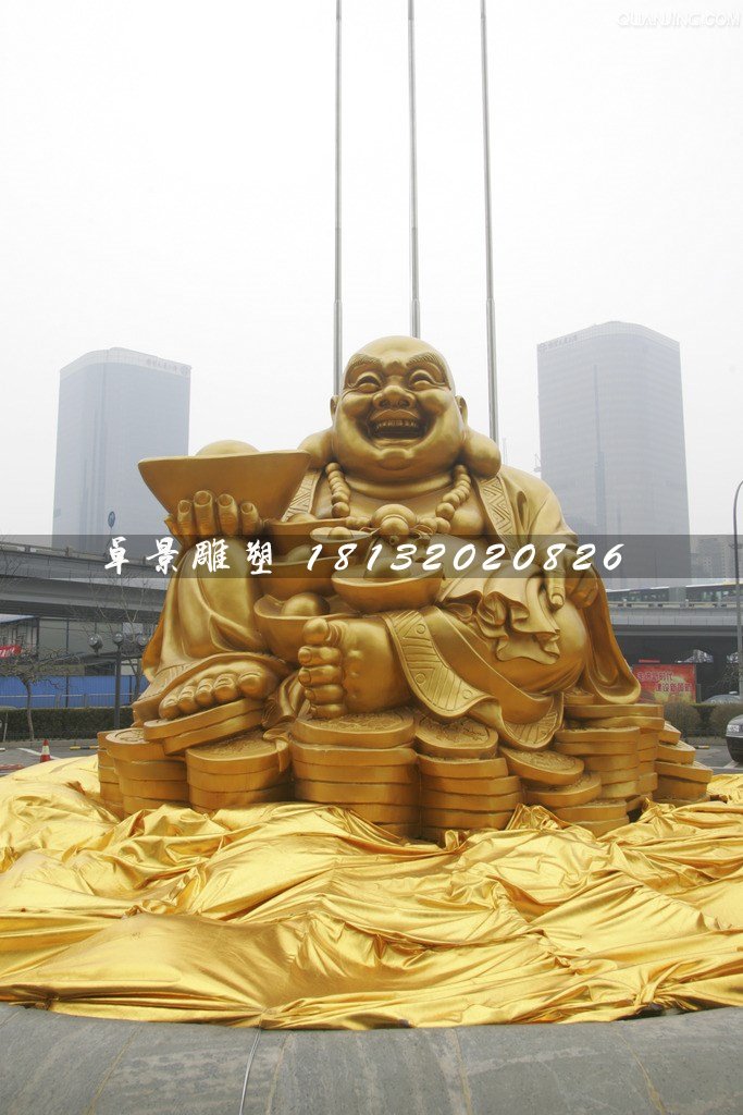 彌勒佛銅雕，廣場(chǎng)大型銅佛像